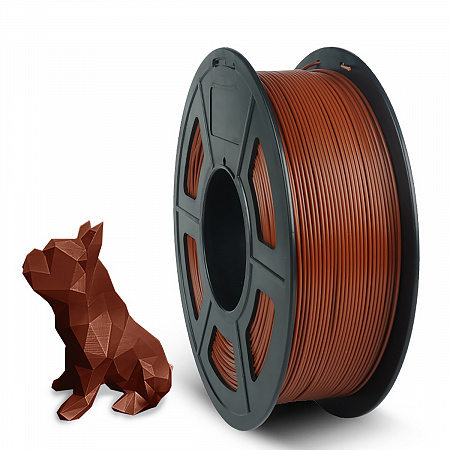 Филамент NV PRINT PLA+ Chocolate "Шоколадный" для 3D печати диаметр 1.75мм    масса 1 кг