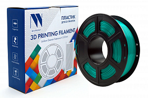 Филамент NV PRINT PETG  Blue Sky для 3D печати "небесный" диаметр 1.75мм  длина 330 метров  масса 1 кг