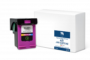 Струйный картридж NVP 651 (NV-C2P11AE) Color для HP DJA 5575/5645, OJ 252/ 202 (18 мл) совместимый